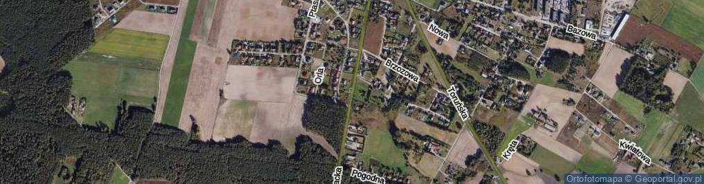 Zdjęcie satelitarne Strażacka ul.